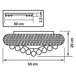 Потолочная люстра Monile 704094