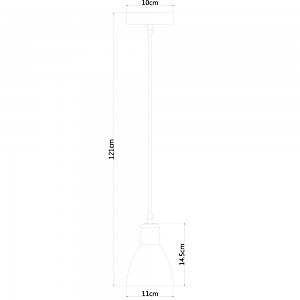 Светильник подвесной Mercoled A5049SP-1BK