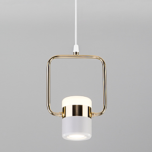 Светильник подвесной Oskar 50165/1 LED золото/белый 9W