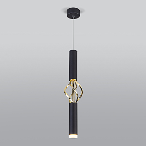Светильник подвесной Lance 50191/1 LED черный/золото