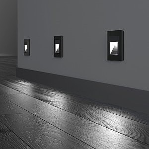 Встраиваемый светильник Werkel W1154208/ Встраиваемая LED подсветка (черный)