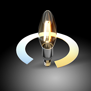 Светодиодная лампа Elektrostandard Свеча Smart лампа F C37 Е14 5W 3300К-6500К CCT+DIM (BLE1437)