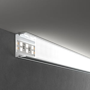 Профиль Elektrostandard LL-2-ALP018 Накладной алюминиевый профиль для LED ленты (под ленту до 18,5mm)