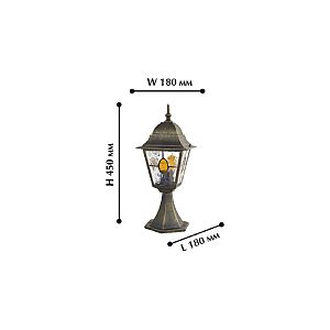 Уличный наземный светильник Zagreb 1805-1T