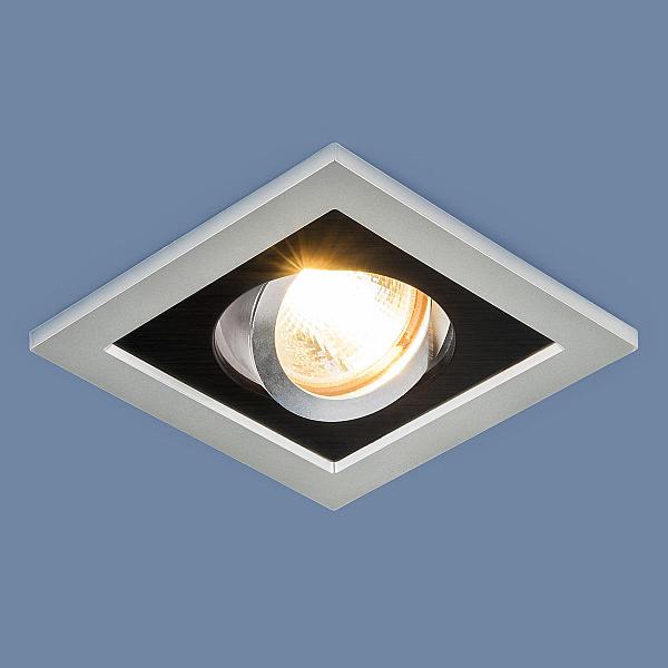 Встраиваемый светильник 1031 1031/1 MR16 SL/BK серебро/черный