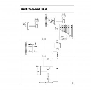 Настенное бра Primma SLE105181-01