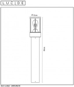 Уличный наземный светильник Lori 14893/80/30