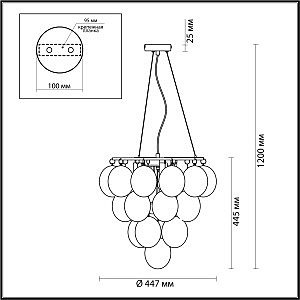 Подвесная люстра Grape 4797/6