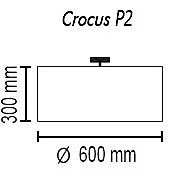 Светильник подвесной Crocus Crocus Glade S1 01 96g