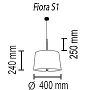 Светильник подвесной Fiora Fiora S1 19 04sat