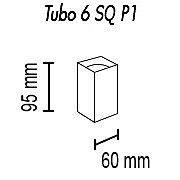 Накладной светильник Tubo Tubo6 SQ P1 30