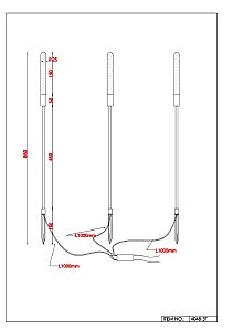 Грунтовый светильник Reedy 4048-3T