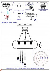 Подвесная люстра Preferita SL350.083.05