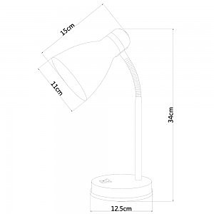 Офисная настольная лампа Mercoled A5049LT-1BK