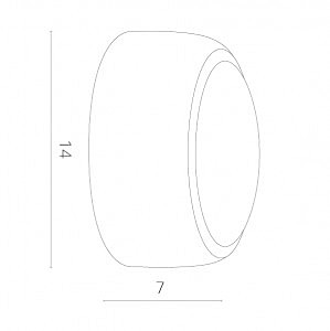 Настенное бра Eclipse A1421AP-1WH