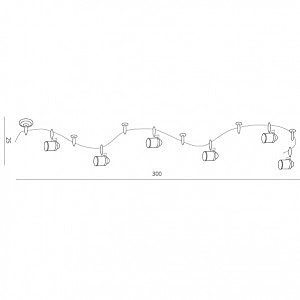 Трековая система Rails A3056PL-6BK