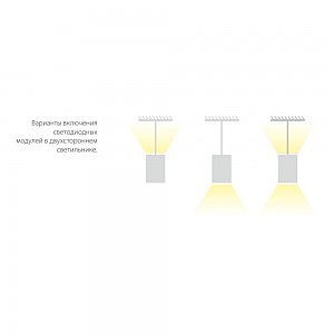 Потолочная люстра Elektrostandart ССП подвесной односторонний 21W 1500Lm 128см