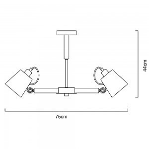 Потолочная люстра Oscar A7141PL-5WH