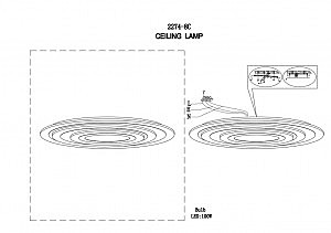 Светильник потолочный Ledolution 2274-8C