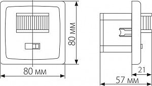 Датчик движения SNS-M-01 SNS-M-01 9m 1-1,8m 1200W IP20 160 Белый