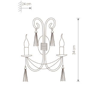 Настенное бра Twist 2763