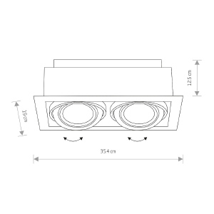 Встраиваемый светильник Downlight 9574