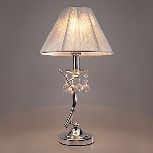 Настольная лампа Odette 1087/1 хром/серебристый Strotskis настольная лампа