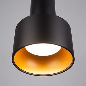 Светильник подвесной Charlie 50134/1 LED черный/золото