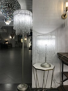 Торшер French Crystal Beaded L27641