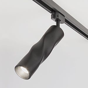 Трековый светильник Scroll Royal Черный 12W 4200K (LTB29) однофазный