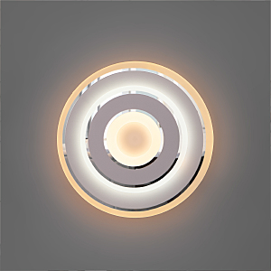 Настенный светильник Contorni 90185/1 белый/хром