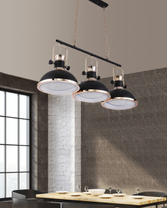 Светильник подвесной Lumina Deco LDP 274-3 BK