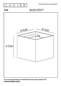 Настенный светильник Xio 09217/04/02
