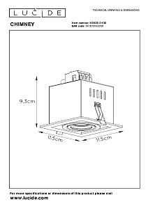 Встраиваемый светильник Chimney 09926/01/30