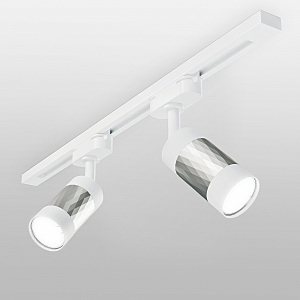 Трековый светильник Mizar Mizar GU10 Белый/серебро (MRL 1007) однофазный