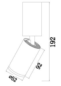 Светильник спот Focus S C051CL-01B