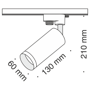 Трековый светильник Focus Unity TR004-1-GU10-MG