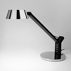 Настольная лампа Slink 80426/1 черный/серебро