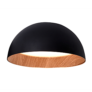 Светильник потолочный 020 C0207-500A black/wood