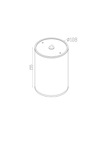 Уличный потолочный светильник Bar O306CL-L12GF