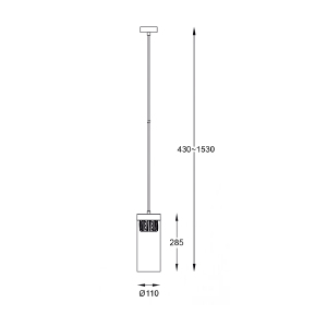 Светильник подвесной Gem P0389-01D-F4AC