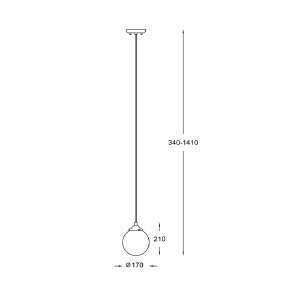 Светильник подвесной Riano P0454-01D-F7AA