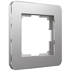 Рамка Platinum алюминий W0012606/ Рамка на 1 пост Platinum (алюминий)