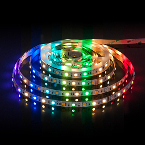 LED лента Лента светодиодная 60Led 14,4W IP20 RGB 3300K теплый белый (5050+5050 24V 60Led 14,4W IP20 RGBW)