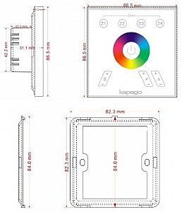 Пульт к светодиодной ленте RF 843020