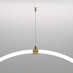 Аксессуар Full light Подвесной трос для круглого гибкого неона Full light латунь (2м) (FL 2830)