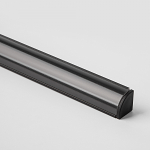Профиль LL-2-ALP008 LL-2-ALP008 Угловой алюминиевый профиль черный/черный для LED ленты (под ленту до 10mm)