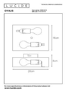 Настенное бра Ovalis 12219/02/31