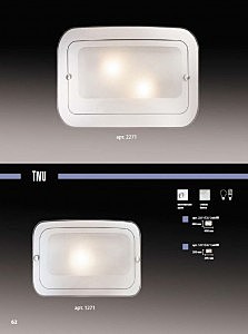 Настенно потолочный светильник Tivu 2271
