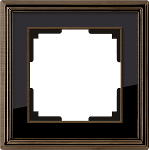 Рамка Palacio бронза/черный WL17-Frame-01/ Рамка на 1 пост (бронза/черный)